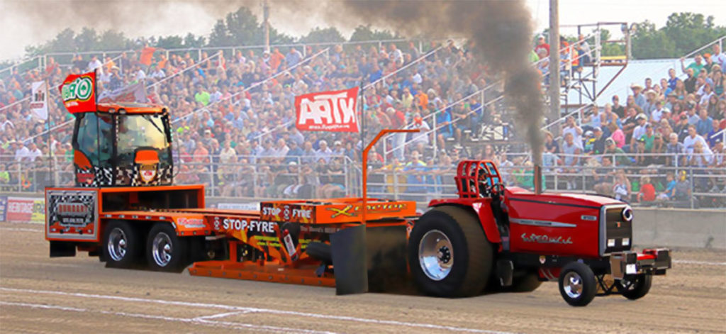 Tractor-pulling-sled-rental - B-Built MFG